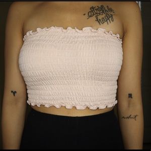 Baby pink tube top